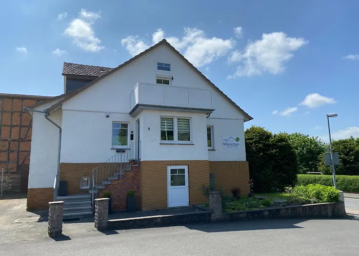 Appartement Haus Mariechen 5-sterne- Whg 1 Nahe Silbersee Mit Balkon & Sauna, Freibad Fusslaeufig Frielendorf